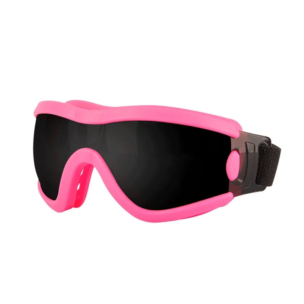 Dog Accessories Adjustable Strap Dog Goggles Windproof UV Resistant Dog Sunglasses Anti-Fog Waterproof Pet Glasses Sports